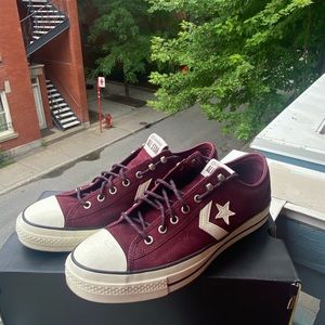 Converse basse rouge bordeaux taille 11